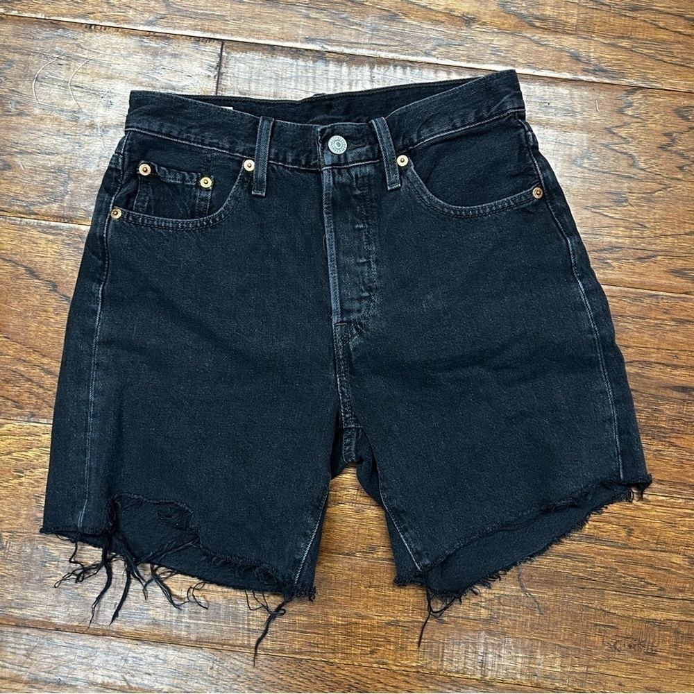Levi’s 501 button fly denim‎ jorts shorts whimsigoth grunge boho